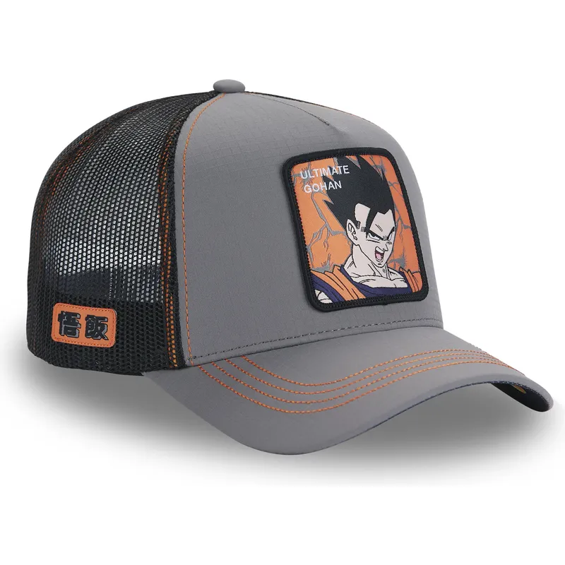 gra-og-sort-trucker-kasket-son-gohan-ultimate-dbz8-goh-dragon-ball-fra-capslab