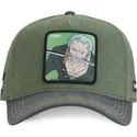 berretto-snapback-verde-curvo-roronoa-zoro-op4-zor-one-piece-di-capslab