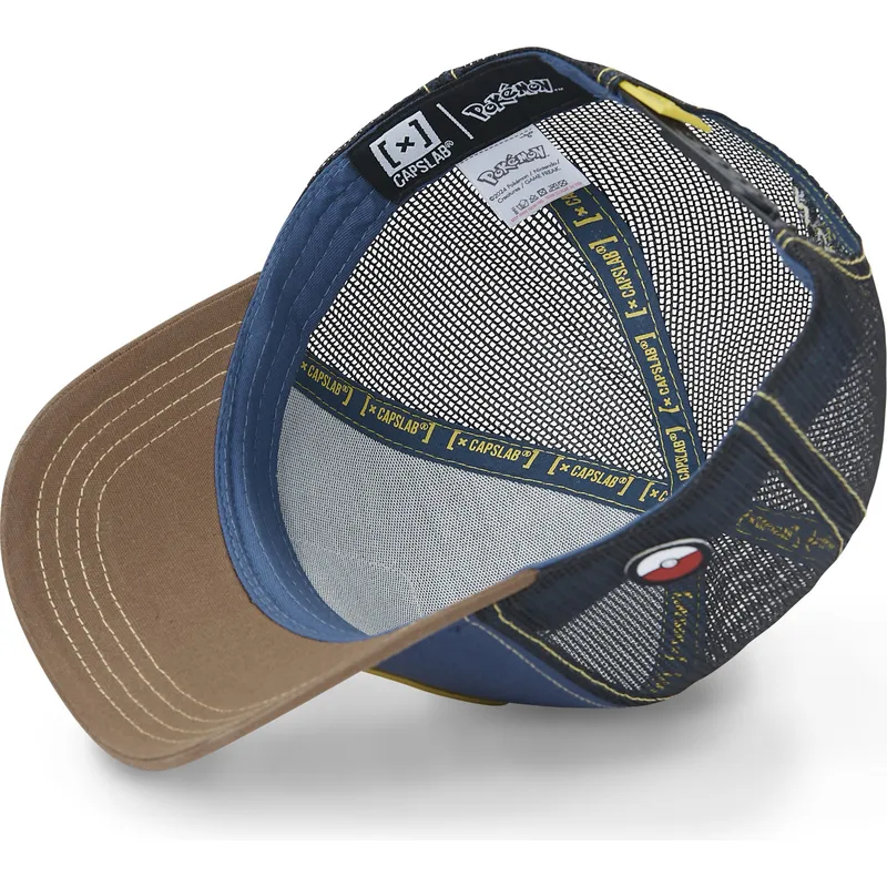 cappellino-trucker-blu-marino-e-marrone-pikachu-pkm5-pik-pokemon-di-capslab