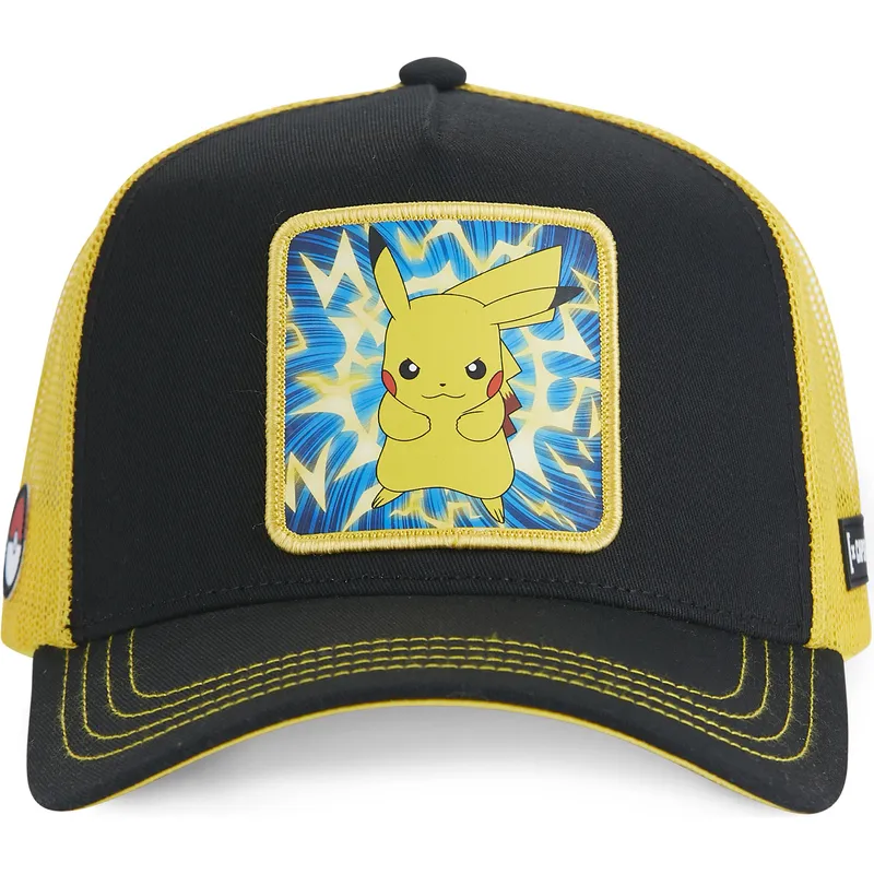 czapka-trucker-czarno-zolta-pikachu-pmk5-thu-pokemon-od-capslab
