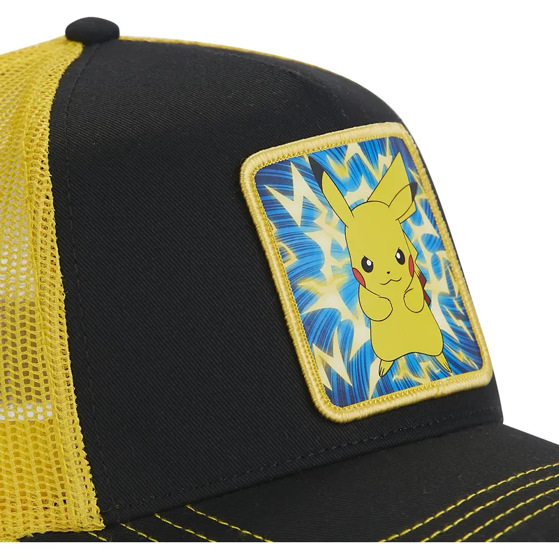 czapka-trucker-czarno-zolta-pikachu-pmk5-thu-pokemon-od-capslab
