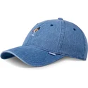 casquette-courbee-bleue-denim-ajustable-washed-coloured-girl-djinns