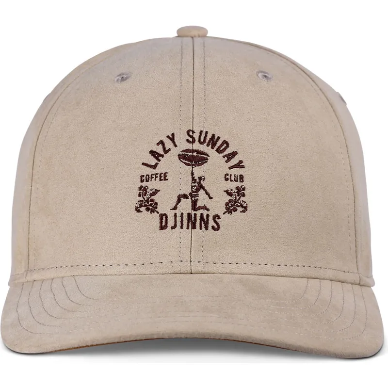 bezowa-czapka-z-zakrzywionym-daszkiem-truefit-lazy-classic-od-djinns-regulowana