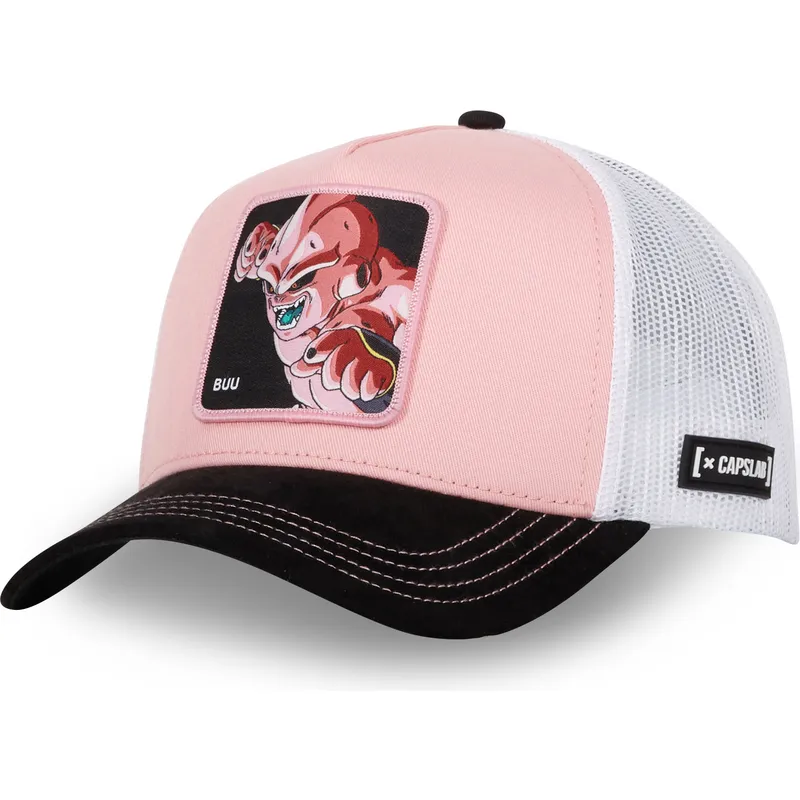 gorra-trucker-lyserod-hvid-og-sort-kid-buu-dbz8-buu-dragon-ball-fra-capslab