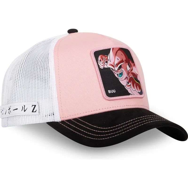 gorra-trucker-lyserod-hvid-og-sort-kid-buu-dbz8-buu-dragon-ball-fra-capslab