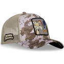 capslab-road-runner-loo10-bbc-looney-tunes-camouflage-trucker-hat