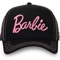 capslab-bar6-barbie-schwarze-trucker-kappe