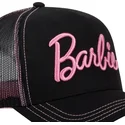 capslab-bar6-barbie-schwarze-trucker-kappe