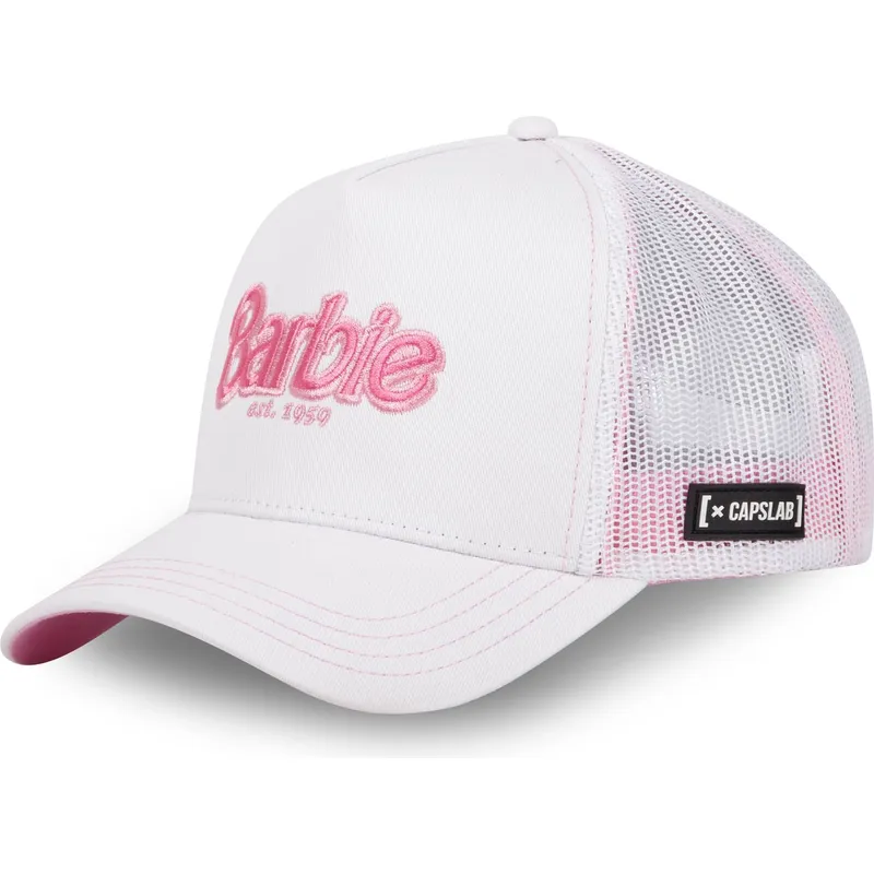 capslab-bar9-ct-barbie-white-trucker-hat