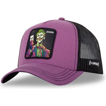 Casquette trucker violette et noire Joker DC7 CLO DC...