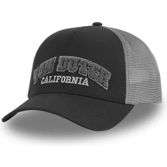 Czarna i szara czapka trucker TERRY02 od Von Dutch