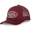 casquette-trucker-rouge-ajustable-lof-b11-von-dutch