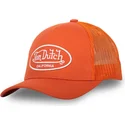 czapka-trucker-pomaranczowa-regulowana-lof-b12-von-dutch