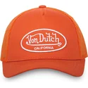 von-dutch-lof-b12-orange-adjustable-trucker-hat