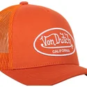 czapka-trucker-pomaranczowa-regulowana-lof-b12-von-dutch