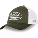 casquette-trucker-verte-et-blanche-ajustable-lof-b16-von-dutch