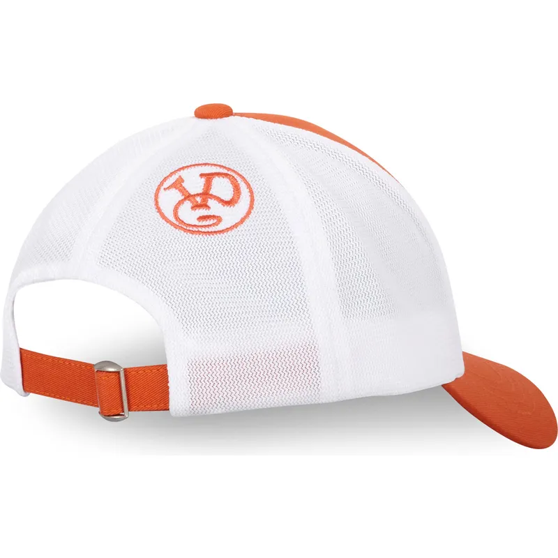 von-dutch-lof-b17-justerbar-orange-og-hvid-trucker-kasket