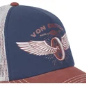 von-dutch-crew19-blaue-und-braune-trucker-kappe
