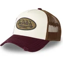 cappellino-trucker-beige-marrone-e-rosso-mubu-di-von-dutch