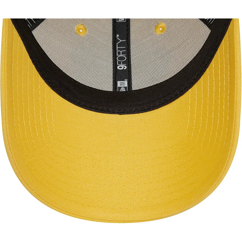 cappellino-curvo-giallo-regolabile-9forty-essential-di-new-era