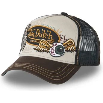 Brun trucker-kasket PATCHES03 fra Von Dutch