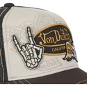 cappellino-trucker-marrone-patches03-di-von-dutch