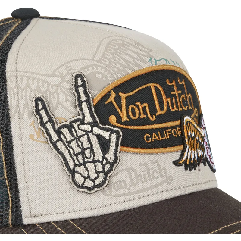 brun-trucker-kasket-patches03-fra-von-dutch