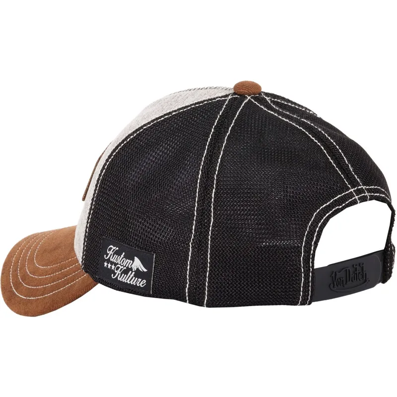 trucker-cap-grau-schwarz-und-braun-lea01-von-von-dutch