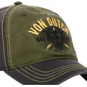 casquette-courbee-verte-et-grise-ajustable-bad-cb-von-dutch