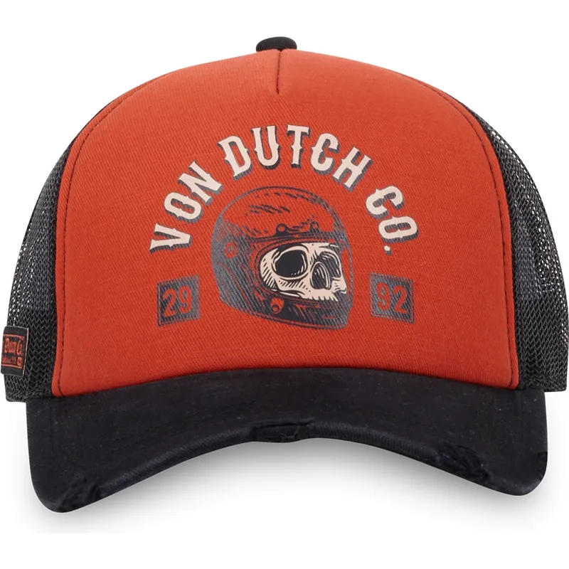 von-dutch-crew17-orange-og-sort-trucker-cap
