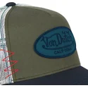 cappellino-trucker-verde-bianco-e-blu-naka-di-von-dutch