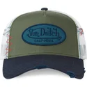 cappellino-trucker-verde-bianco-e-blu-naka-di-von-dutch
