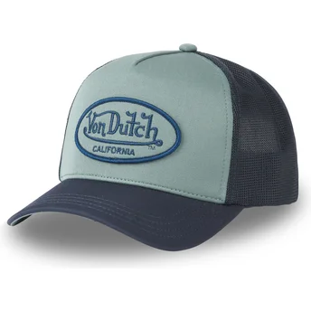 Von Dutch NAMI Green and Blue Trucker Hat