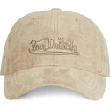 cappellino-curvo-beige-regolabile-sue-e-di-von-dutch