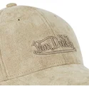 cappellino-curvo-beige-regolabile-sue-e-di-von-dutch