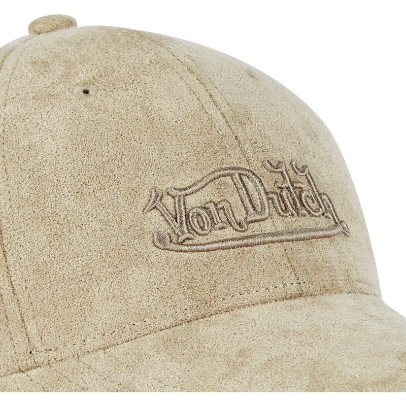 beige-verstellbare-curved-cap-sue-e-von-von-dutch