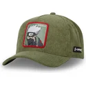 cappellino-verde-snapback-con-visiera-curva-kakashi-hatake-ns3-cor-naruto-di-capslab