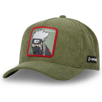 Gorra curva verde snapback Kakashi Hatake NS3 COR Naruto de Capslab