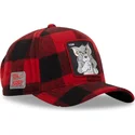 cappellino-snapback-rosso-e-nero-con-visiera-curva-tom-taj5-tj6-looney-tunes-di-capslab