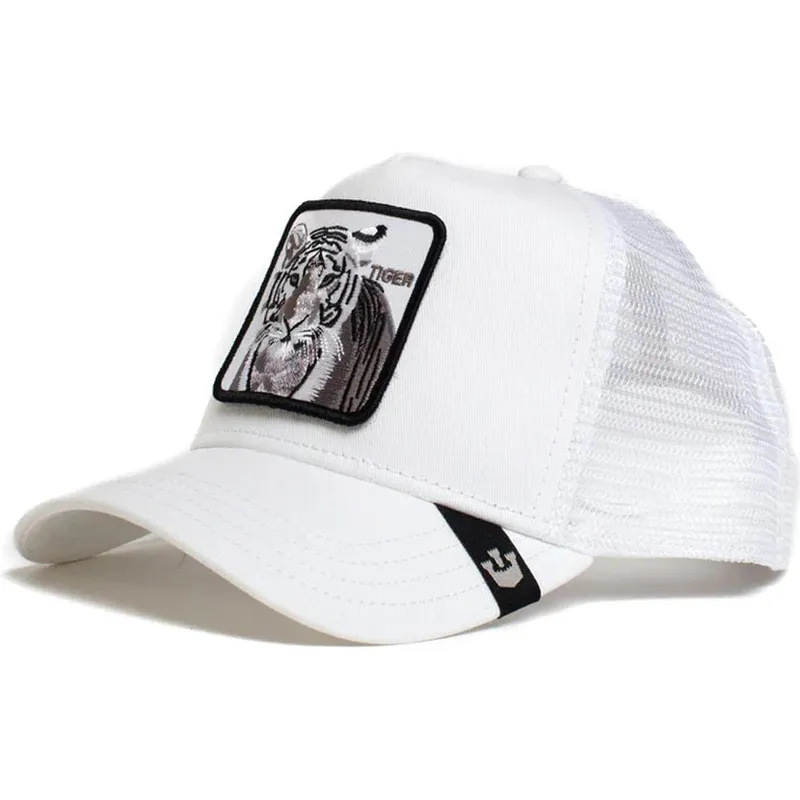 biala-czapka-trucker-z-tygrysem-silver-tiger-od-goorin-bros