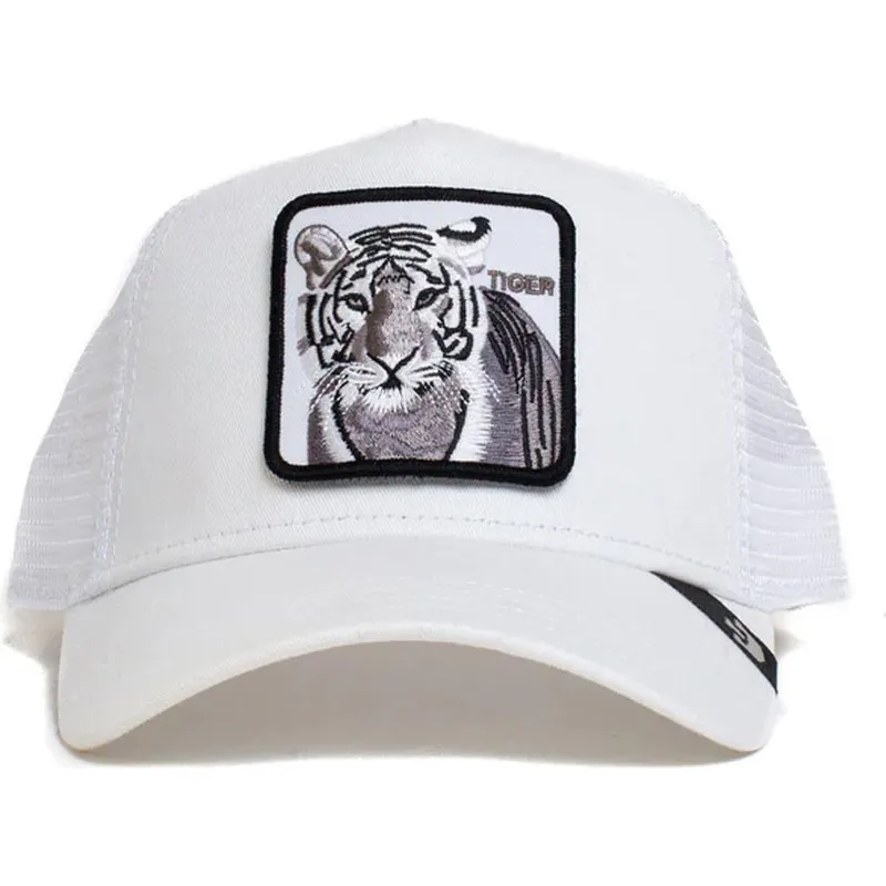 biala-czapka-trucker-z-tygrysem-silver-tiger-od-goorin-bros