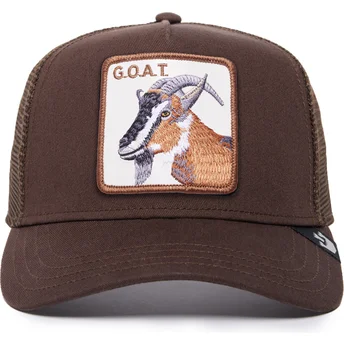 Gorra trucker marrone capra The GOAT The Farm di Goorin Bros.