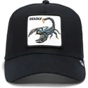 sort-truckerkasket-med-skorpion-deadly-the-deadliest-scorpion-the-farm-fra-goorin-bros