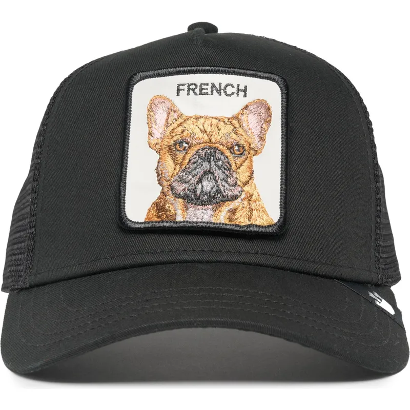 czarna-czapka-trucker-z-francuskim-buldogiem-the-french-frenchie-the-farm-od-goorin-bros