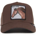 gorra-curva-marrone-snapback-cavallo-dark-horse-field-100-all-season-wool-the-farm-di-goorin-bros
