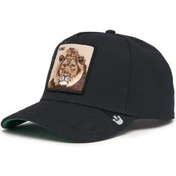 Casquette courbée noire snapback lion King Field 100 All Season Wool The Farm Goorin Bros.