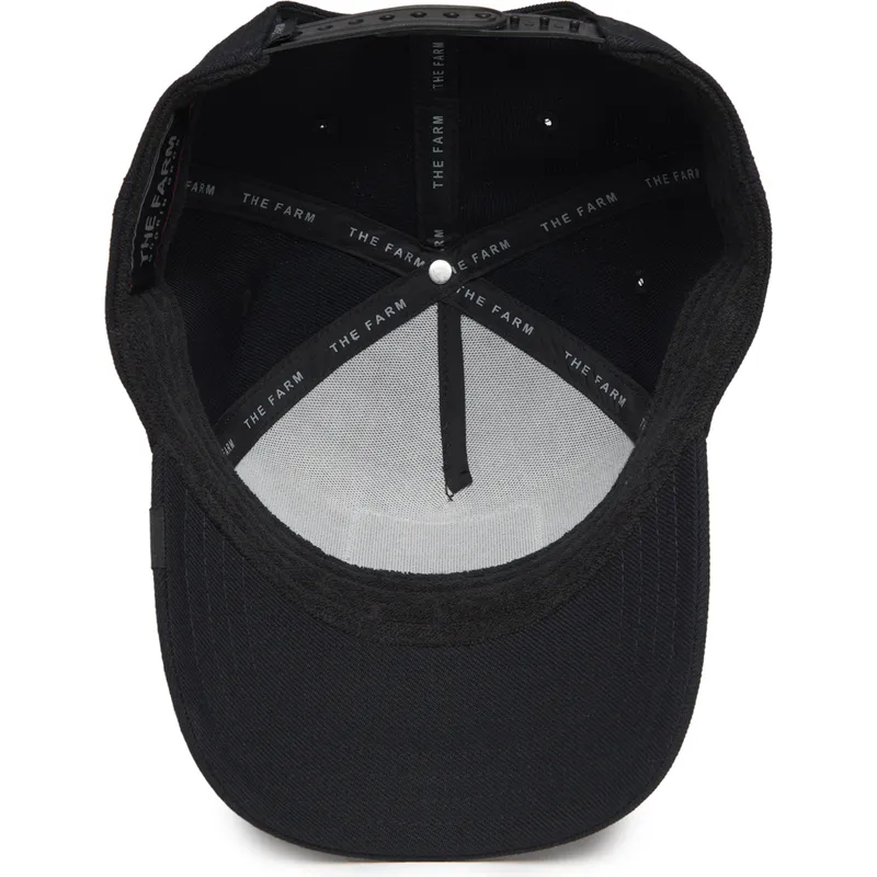 schwarze-gebogene-snapback-kappe-panther-black-panther-field-100-all-season-wool-the-farm-von-goorin-bros