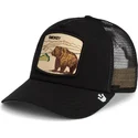 cappellino-trucker-nero-orso-smokey-camp-crasher-park-range-the-farm-di-goorin-bros