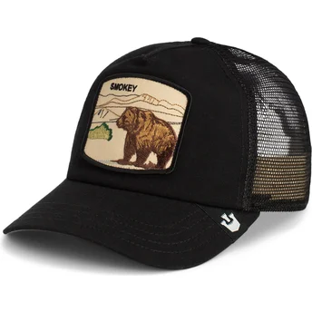 cappello-trucker-nero-orso-smokey-camp-crasher-park-range-the-farm-di-goorin-bros