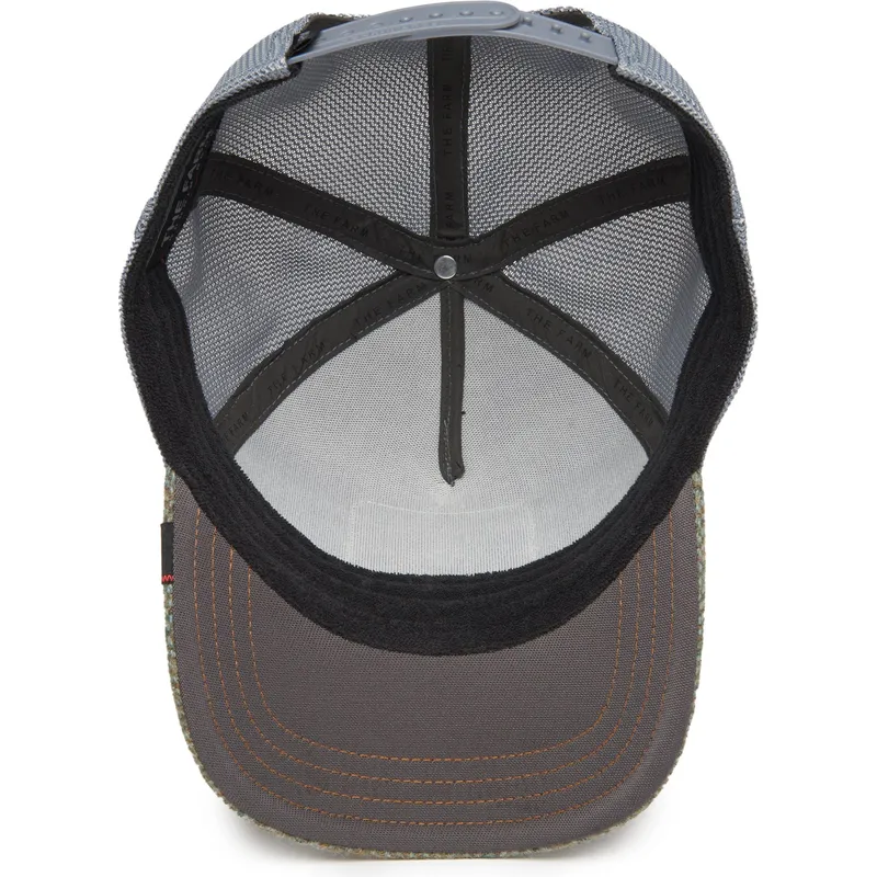 cappellino-trucker-multicolore-gufo-wise-ass-moon-owl-uk-plaid-the-farm-di-goorin-bros